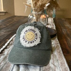 Cool Graphic Olive Green Cap